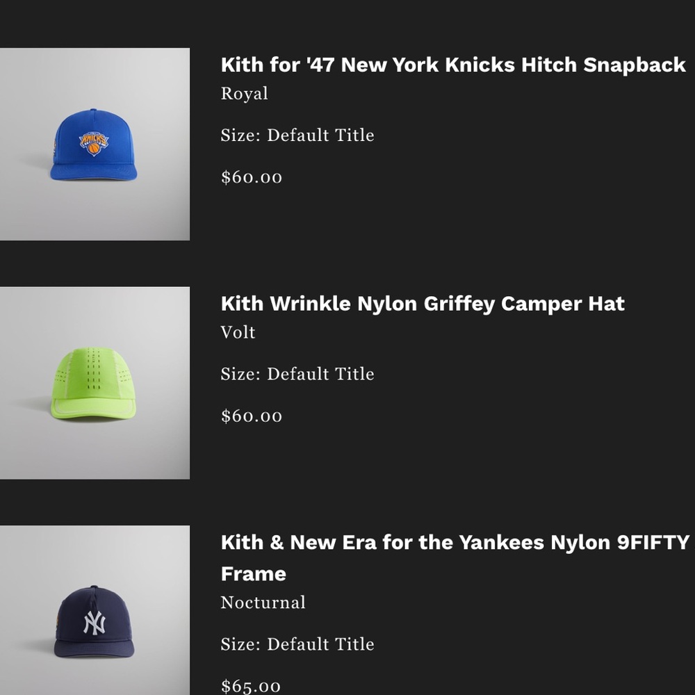 Kith hat***** VOLT